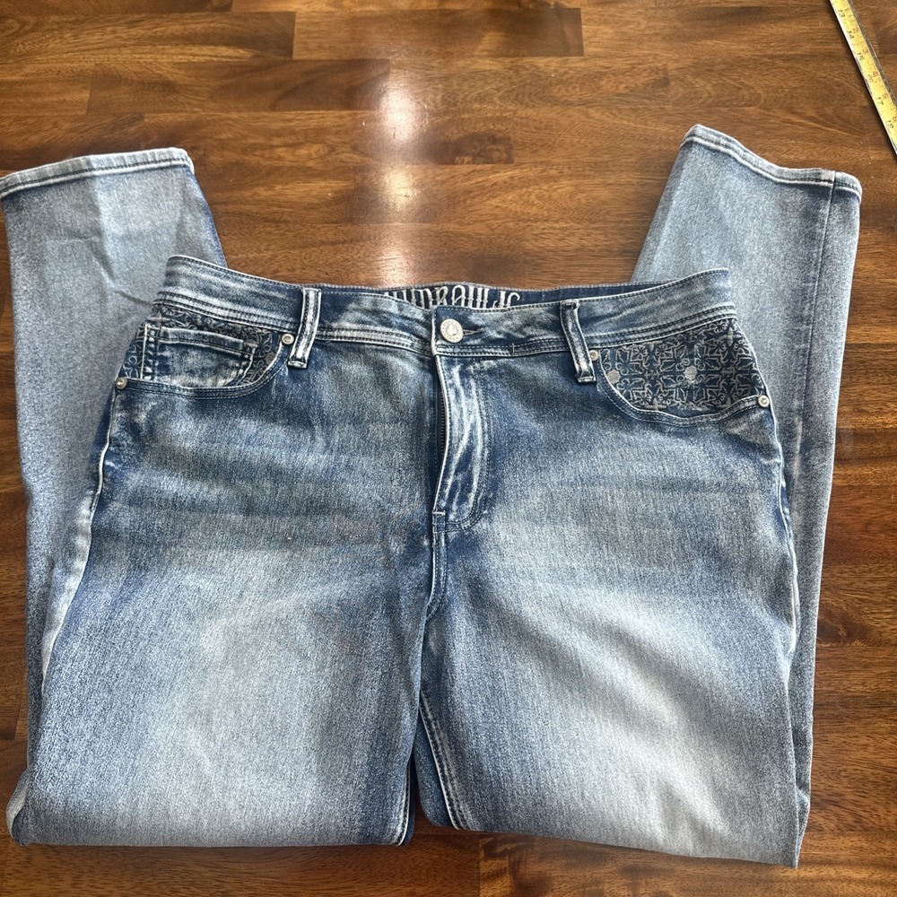 Hydraulic Nolita Ankle Skinny Jeans Size 14 Stone Wash